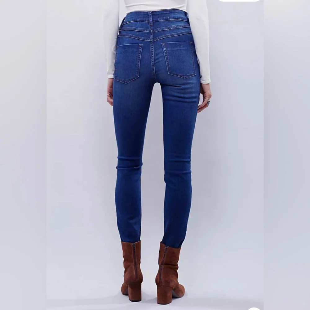 Free People Jeans 30 Beverly High Rise Skinny Women's‎ Patch Pockets